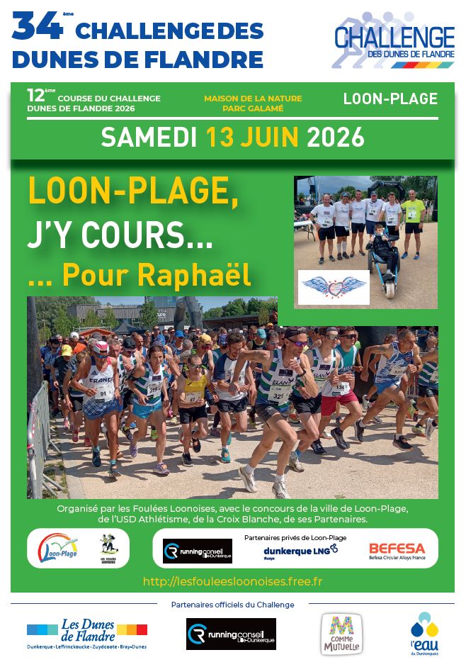 Loon-Plage j'y cours... Pour Raphaël 2026