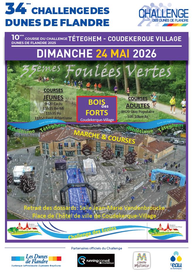 Les 35ème Foulées vertes de Téteghem 2026