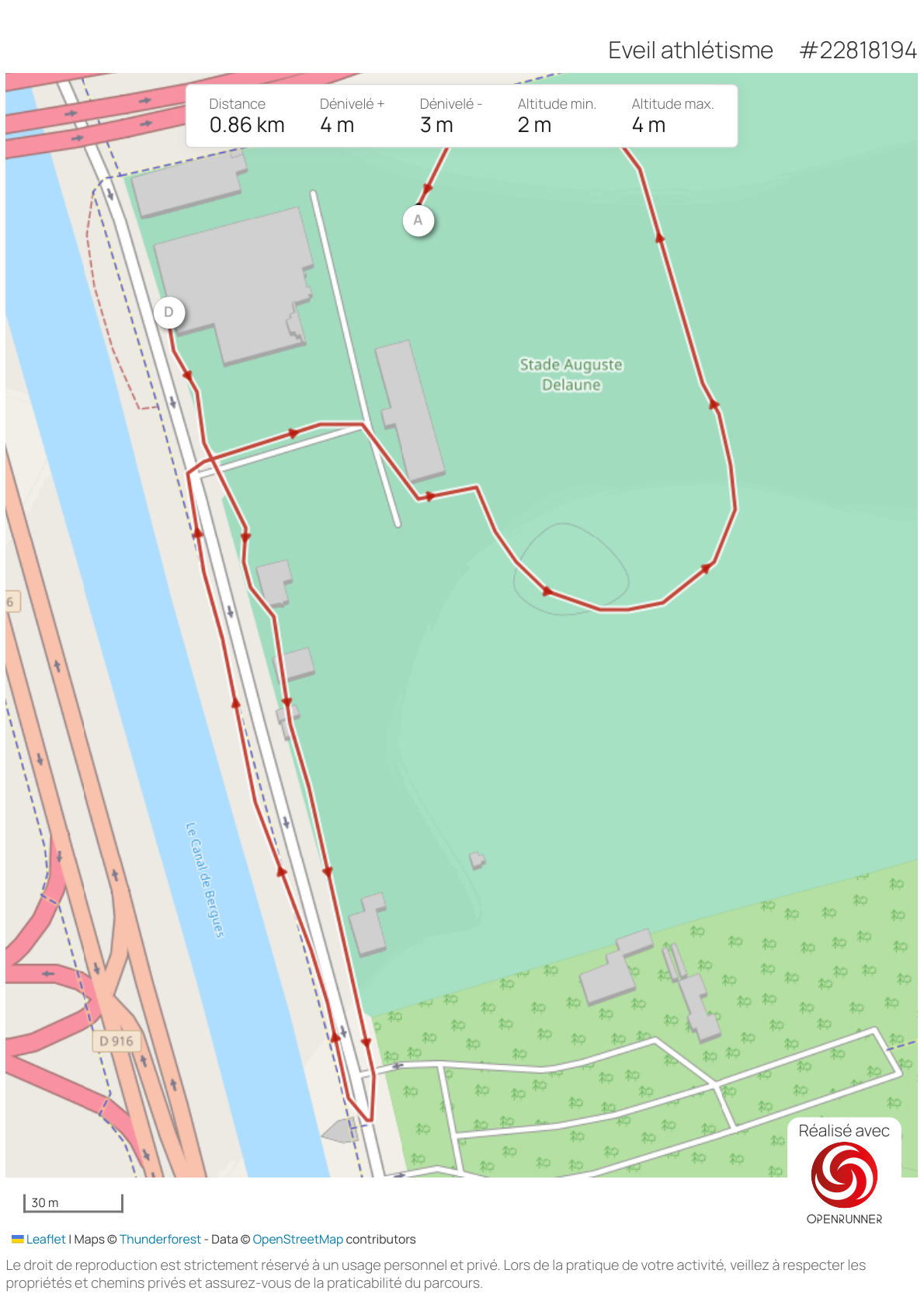Parcours éveil athlétisme 2026